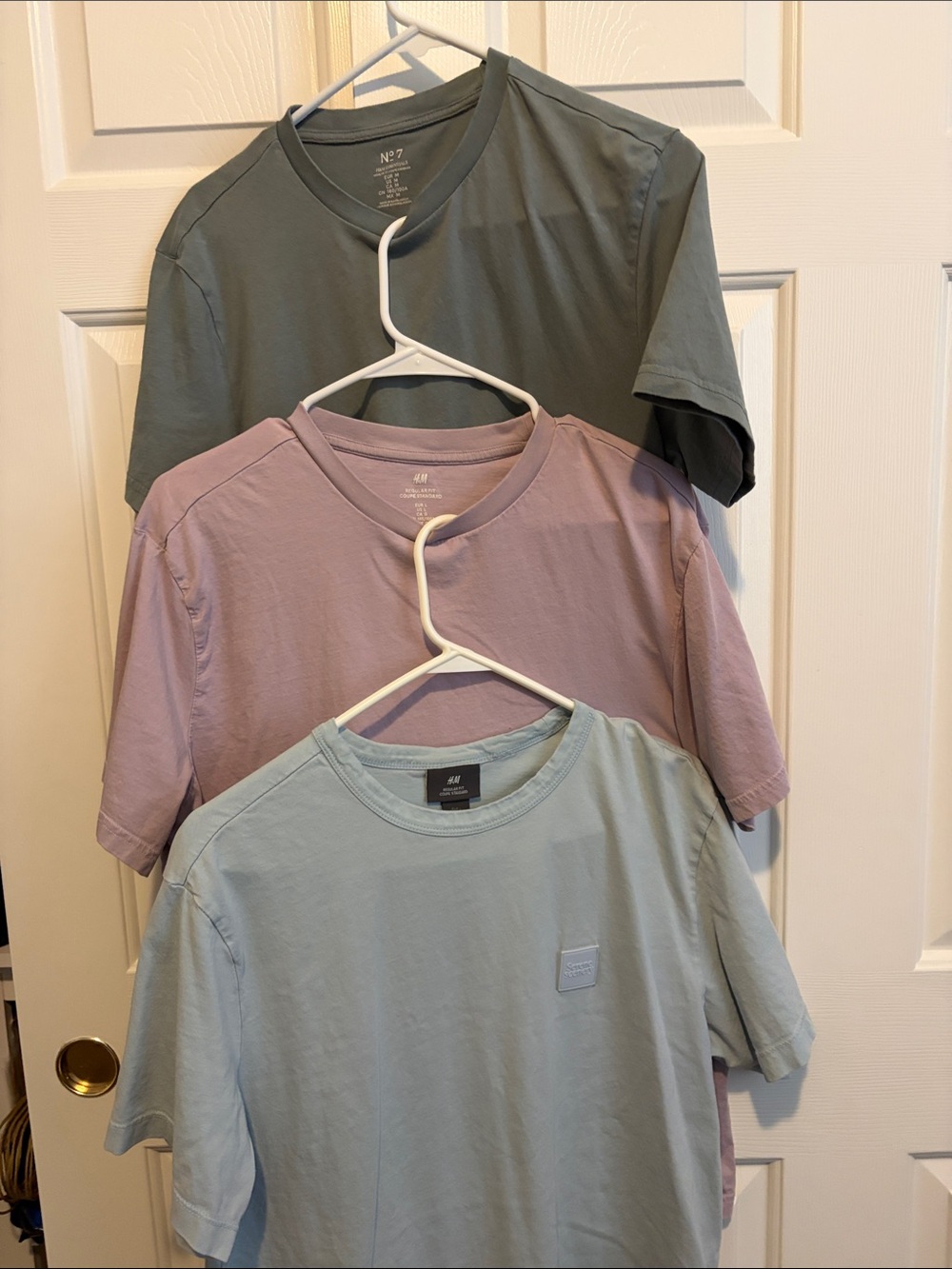 BUNDLE Men's Crew Neck T-Shirts H&M
